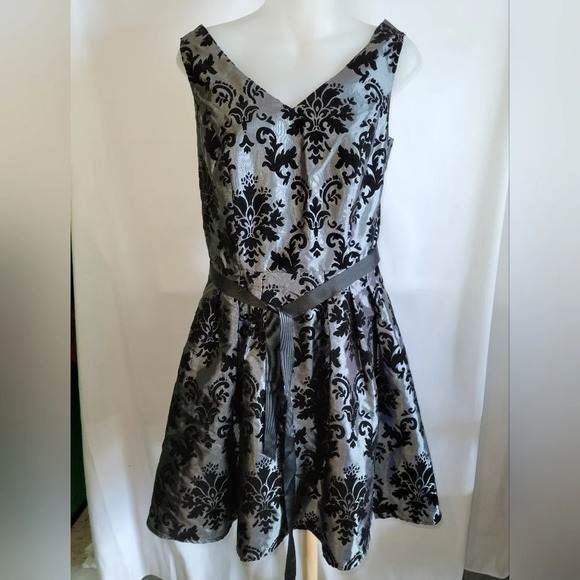 Black Collection Black Velvet  Cocktail Dress Sleeveless Small - Picture 11 of 16